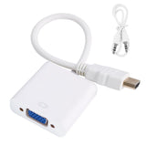VGA Adapter Compatible with HDMI Digital to Analog Converter Video Cable HDMI-Compatible for Xbox PS3 PC Laptop HDTV Projector