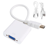VGA Adapter Compatible with HDMI Digital to Analog Converter Video Cable HDMI-Compatible for Xbox PS3 PC Laptop HDTV Projector