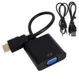 VGA Adapter Compatible with HDMI Digital to Analog Converter Video Cable HDMI-Compatible for Xbox PS3 PC Laptop HDTV Projector