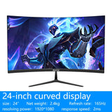 MUCAI 24 Inch Curved 144Hz Monitor Computer Desktop MVA PC Screen 165Hz HD Ultra Thin Gaming Lcd Display HDMI/DP