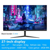 MUCAI 24/27 Inch 2K Monitor 75Hz Desktop PC Lcd QHD Display Gaming Flat Panel Screen Computer LED 2560*1440 HDMI/DP
