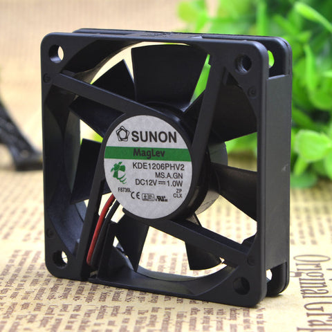 Sunon 6015 12V 1.0W Kde1206phv2 DC Suspension Maglev Projection Monitoring Cooling Fan