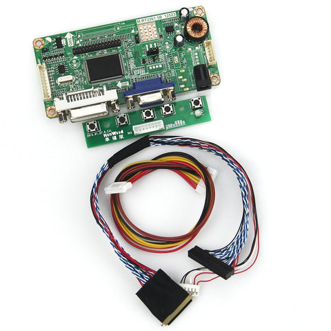 (VGA+DVI) M.R2261 M.RT2281 LCD/LED Controller Driver Board For B140RW02 V0 LP140WD2 LVDS Monitor Reuse Laptop 1600x900